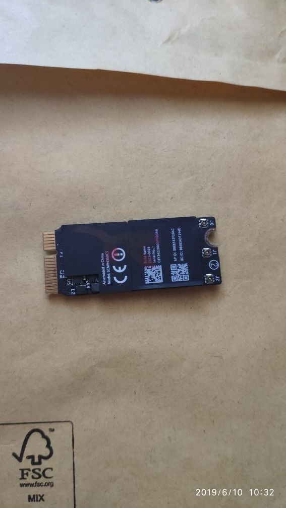 MacBook Pro Retina 13"/15" Airport/Bluetooth Card