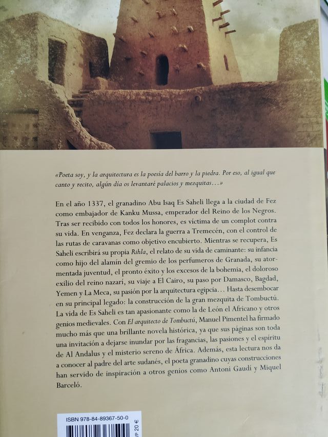 El arquitecto de Tombuctú de Manuel Pimentel