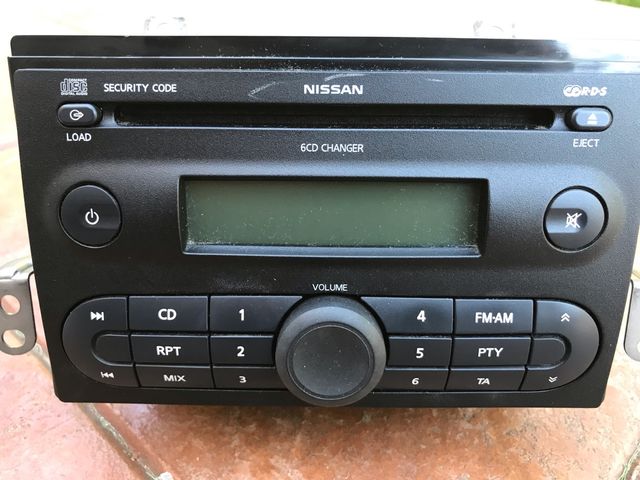 Cargador reproductor 6 cd nissan note qashqai