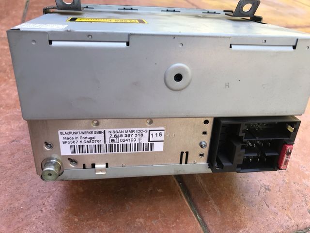 Cargador reproductor 6 cd nissan note qashqai