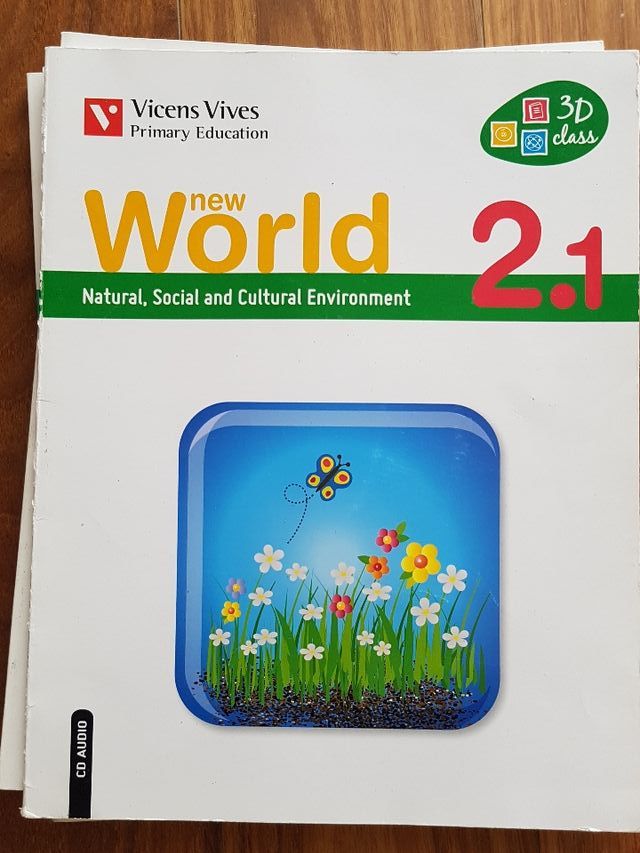 new world Vicens Vives 2º de primaria 3 tomos
