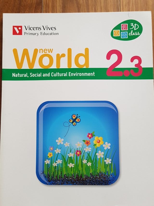new world Vicens Vives 2º de primaria 3 tomos