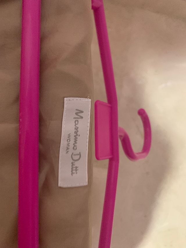 Vestido con chal de Massimo Dutti floral