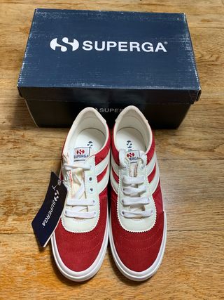 zapatillas superga rojas