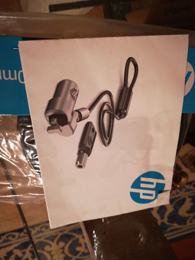 Cable ordenador seguridad HP. Keyed Cable Lock HP