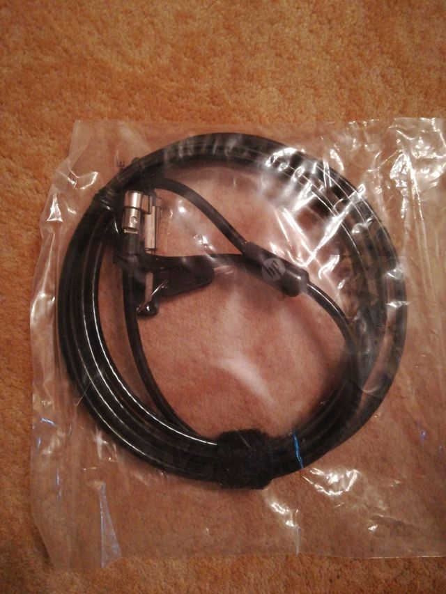 Cable ordenador seguridad HP. Keyed Cable Lock HP