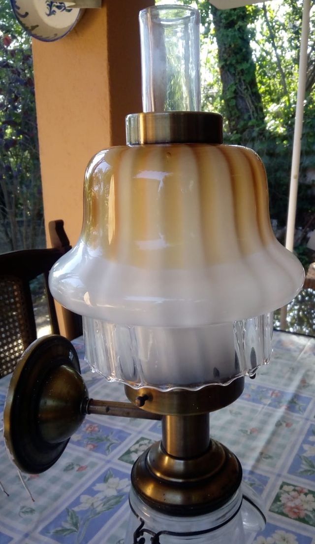 Aplique Vintage tipo quinqué antiguo