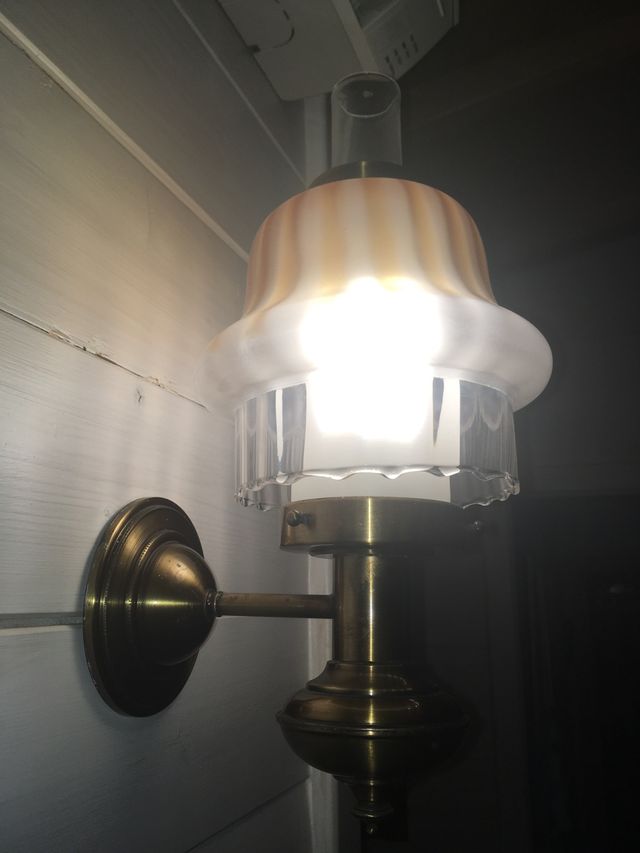 Aplique Vintage tipo quinqué antiguo