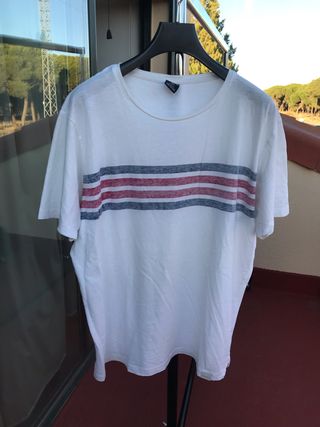 camiseta blanca springfield