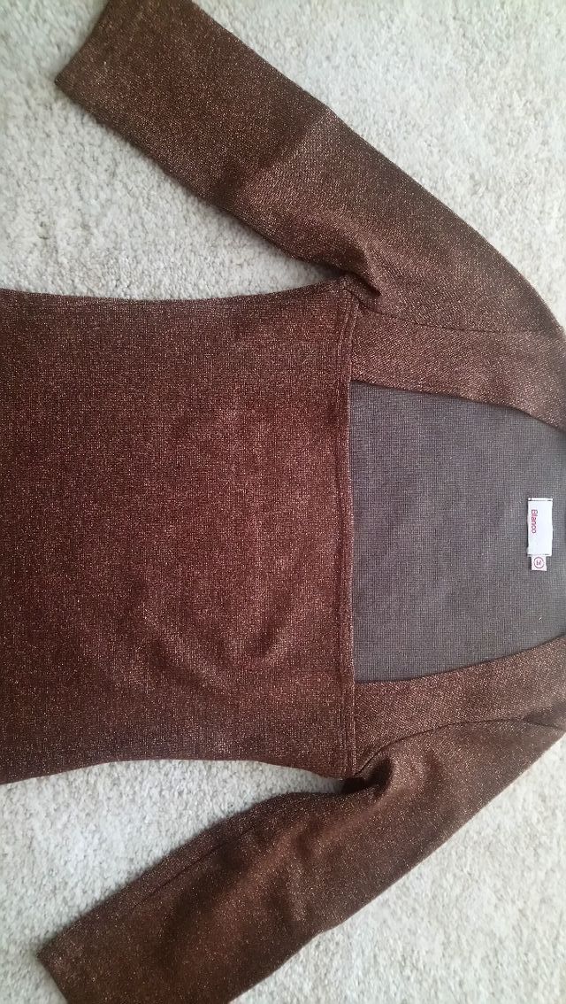 Top media manga de brillos de la marca BLANCO.