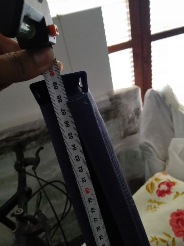 store 90 cm azul mecánico