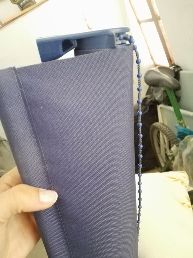 store 90 cm azul mecánico