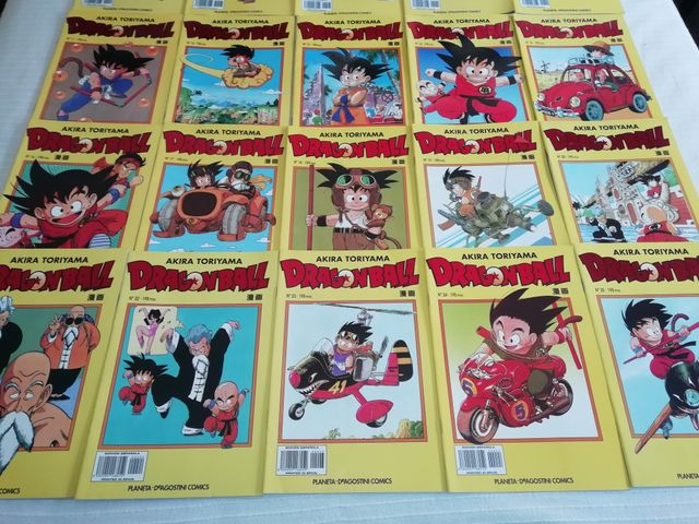 Dragon Ball série amarela de quadrinhos