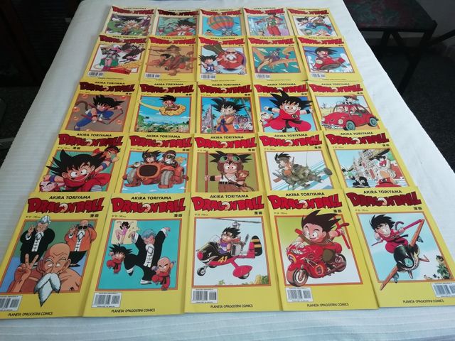 Dragon Ball série amarela de quadrinhos