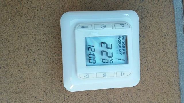 Cronotermostato para calefacción