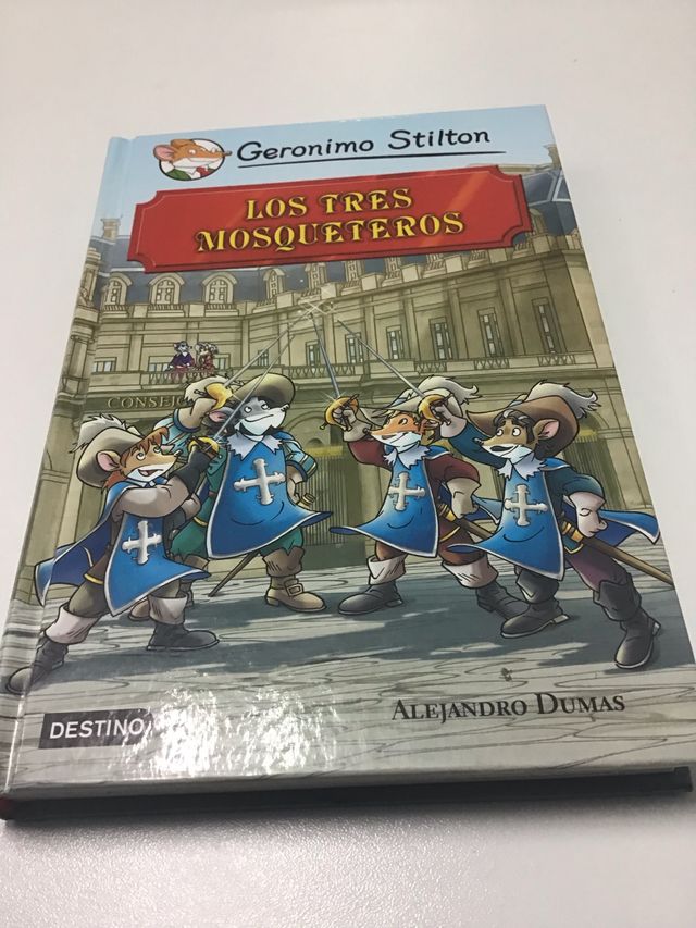 "Los tres mosqueteros" de Gerónimo Stilton