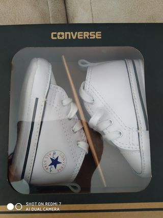 converse blancas bebe