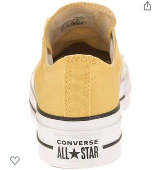 converse plataforma amarilla