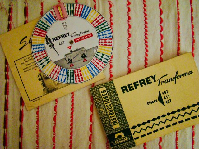 Máquina de coser REFREY 427 Transforma SIN USO