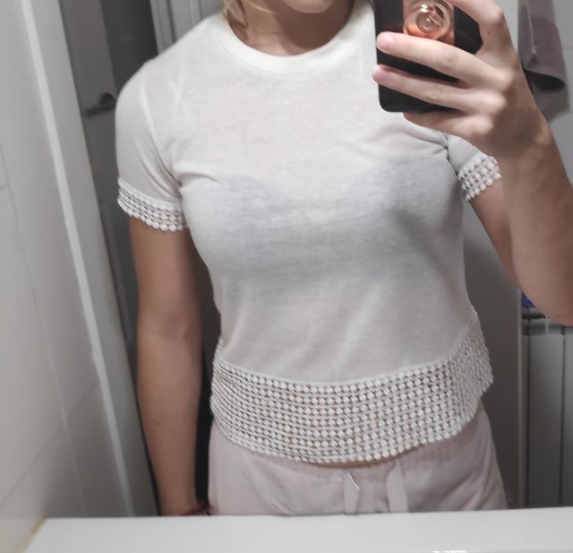 camiseta blanca de New Look