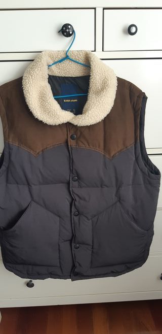 chaleco plumon hombre