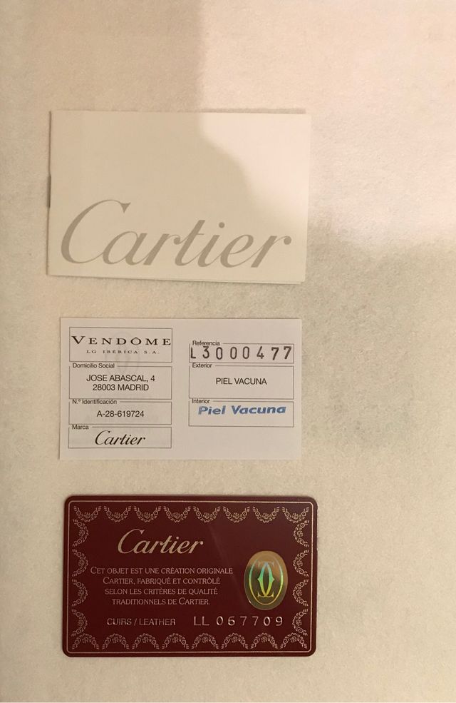 Funda agenda Cartier. Nuevo