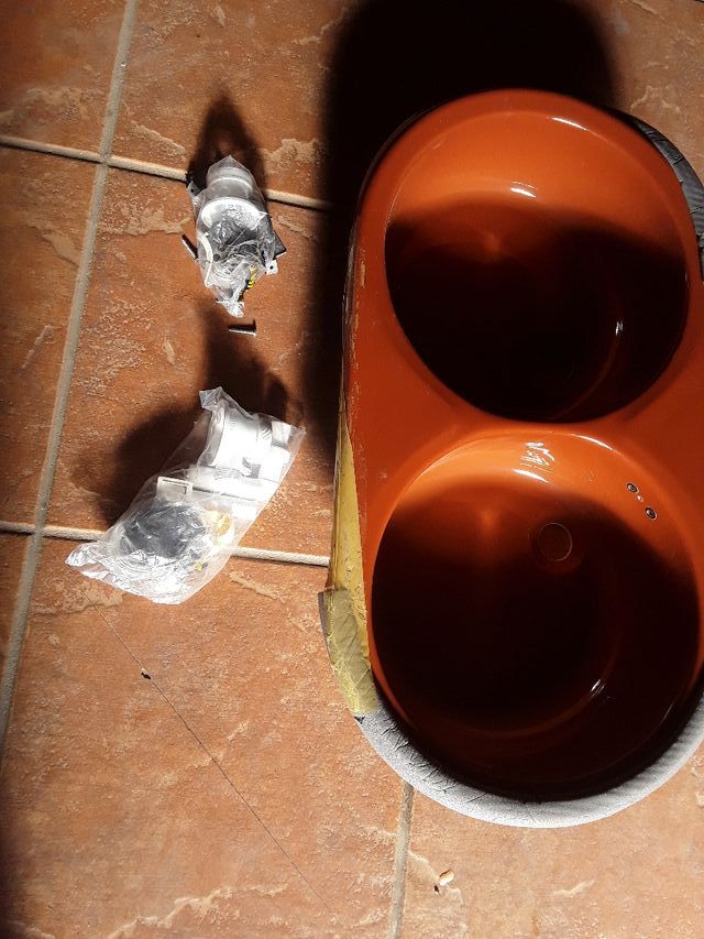 fregadero de dos senos nuevo sin estrenar