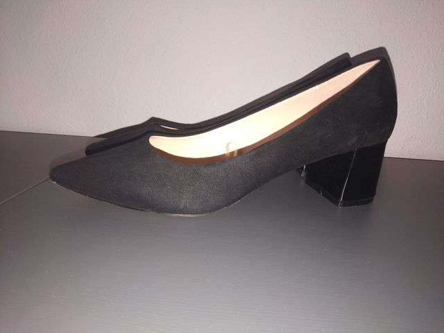 zapatos serraje negros