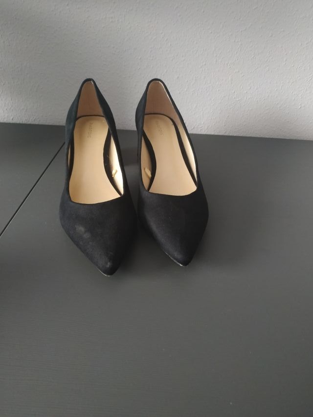 zapatos serraje negros