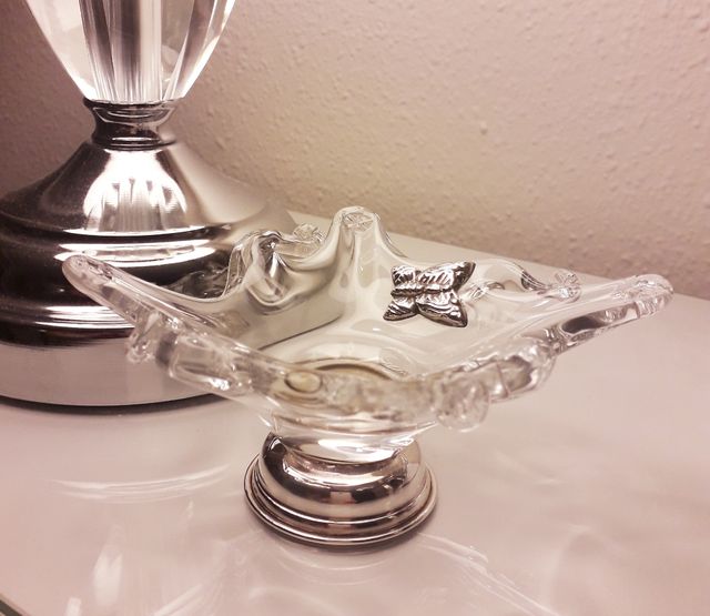 Miniatura de cristal y plata 925