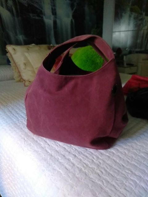 bolso de loneta, con capacidad