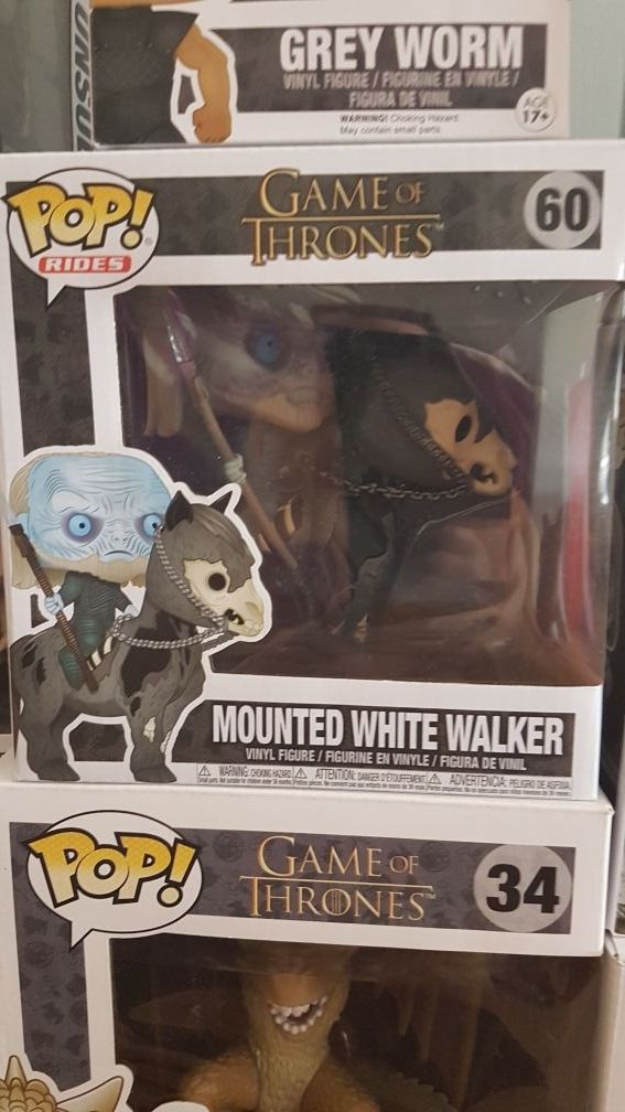 Funko pop mounted white walker