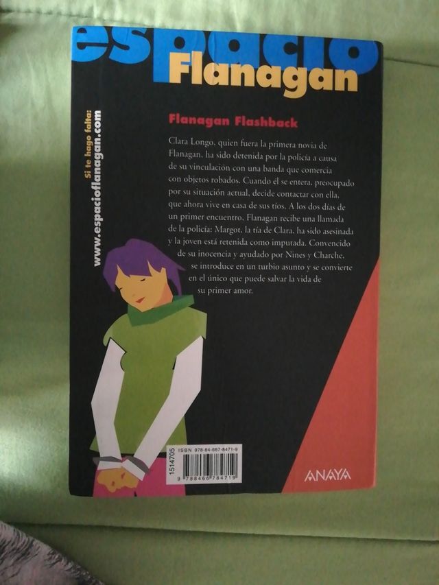 libro de lectura Flanagan Flashback Anaya