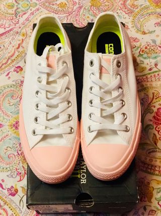 converse blancas y rosas converse blancas y rosas