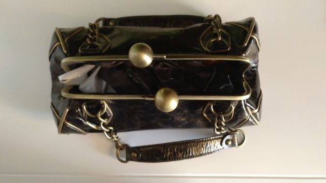 bolso de vestir de charol