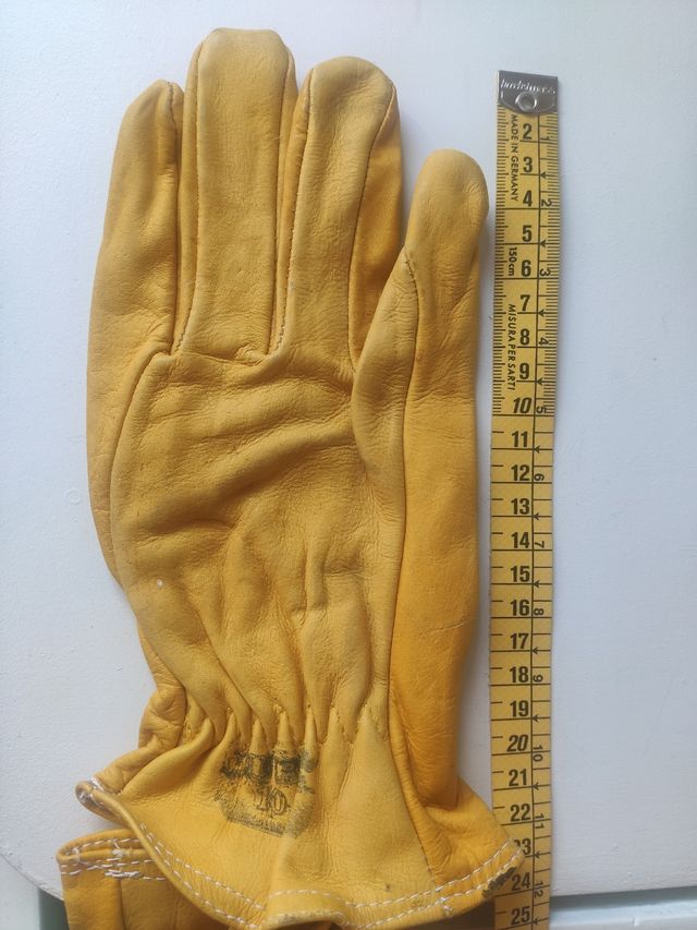 Guantes de trabajo amarillo pack de 7 pares
