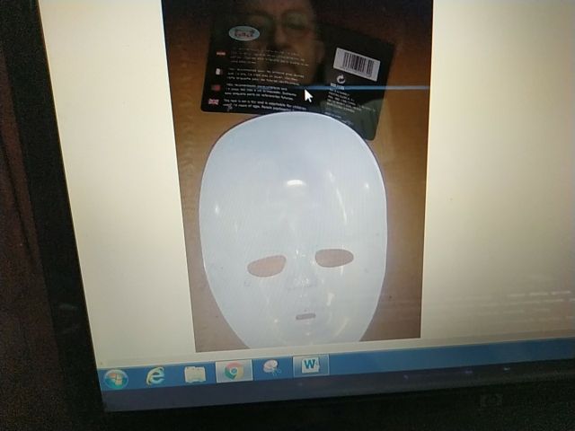 Mascara blanca para pintar