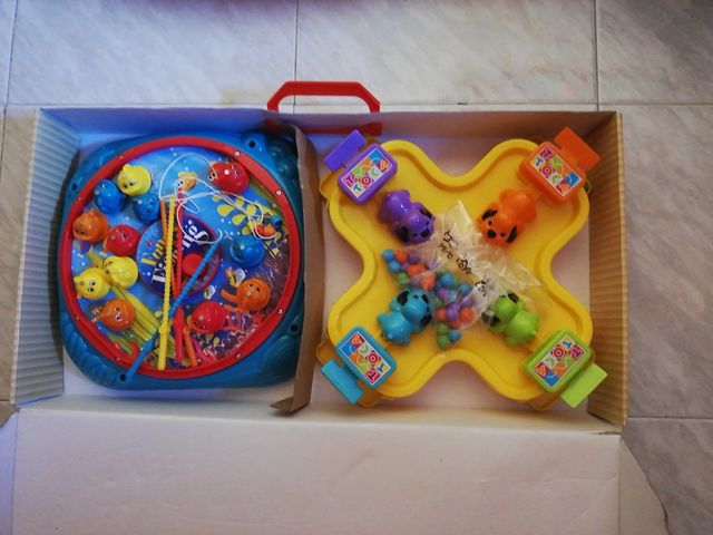 Juego de Mesa Pesca Peces y Comebolas