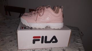 zapatillas fila disruptor rosas