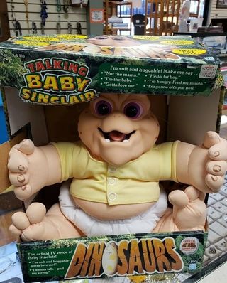 baby sinclair peluche