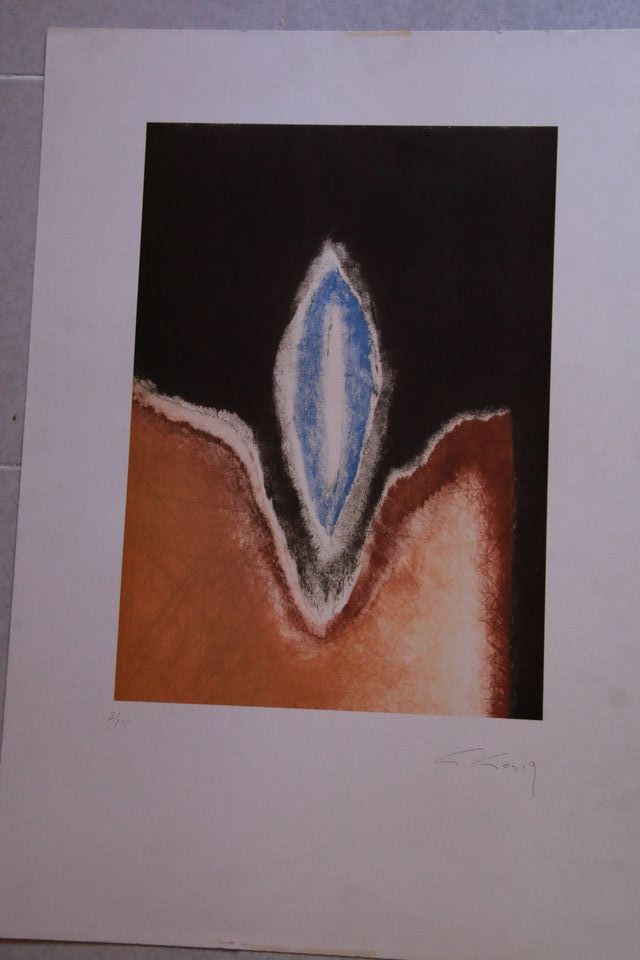 Ocho Litografías originales.Firmadas y tituladas.