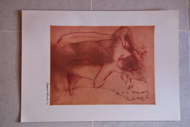 Ocho Litografías originales.Firmadas y tituladas.