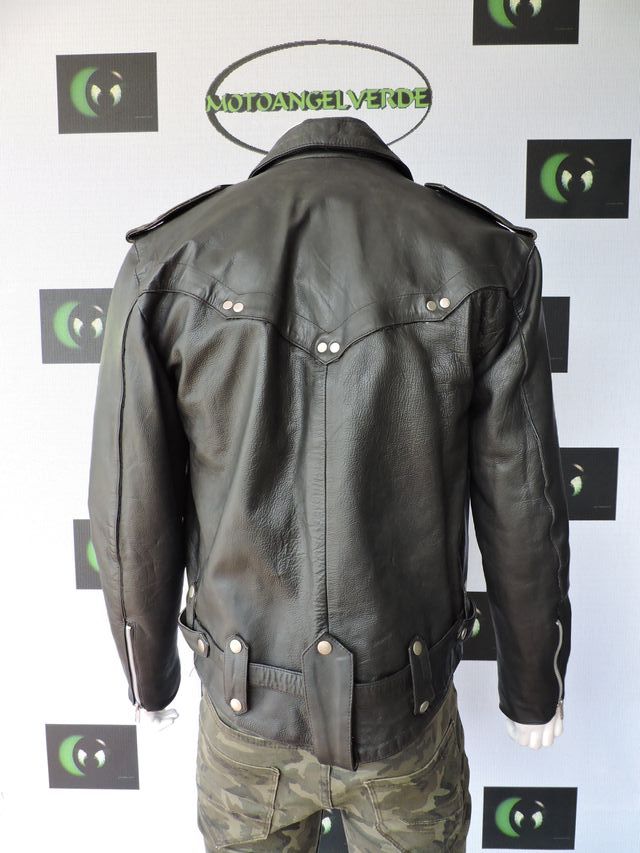 Chaqueta de moto cuero perfecto NETWORK SKINS T S