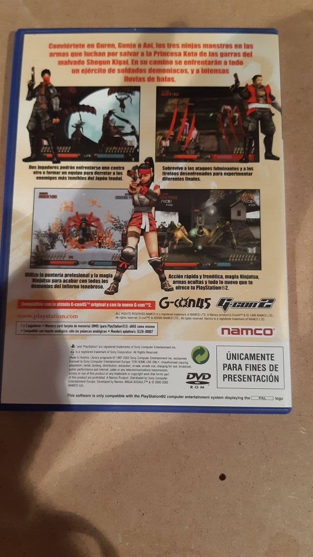 NINJA ASSAULT PS2 ED. PROMOCIONAL