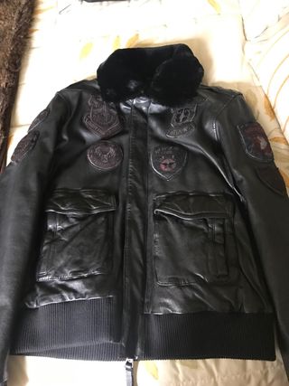 Cazadora piel Redskins Ed Lim de segunda mano por 300 EUR en Oviedo en  WALLAPOP
