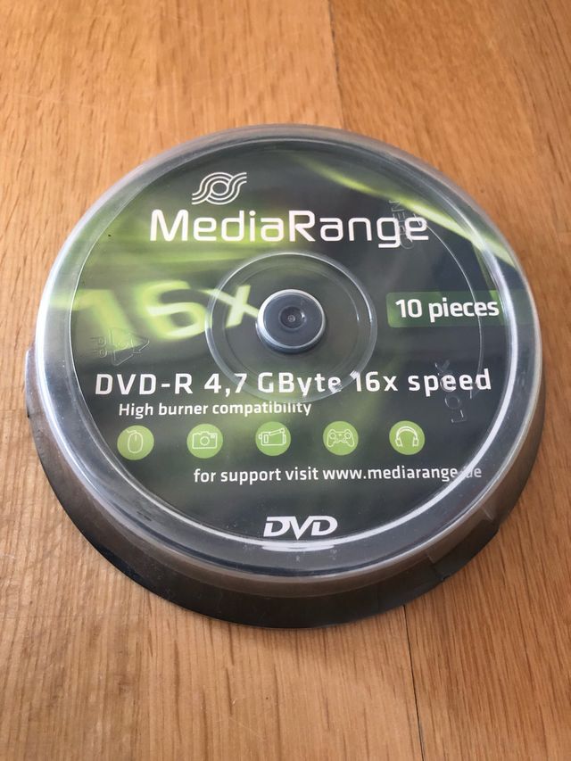 Nuovi 10 DVD o vaschette