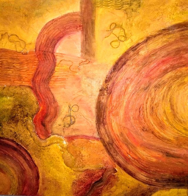 óleo sobre lienzo abstracto