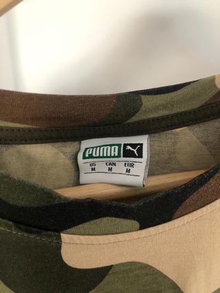 camiseta puma camuflaje