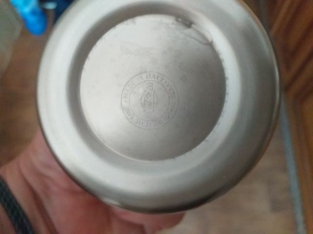 Juego de café de acero inoxidable.