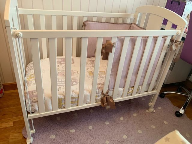 CUNA MICUNA BLANCA+COLCHON